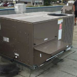 Commercial rooftop HVAC services with Kev Air.